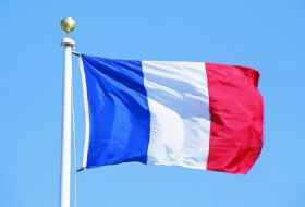 Flag at half-mast at French Embassy in Baku after Nice attack    